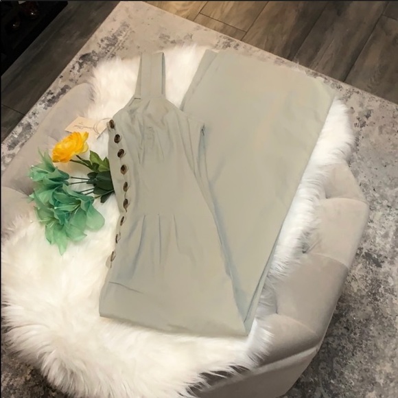 NEW! Pickled Gray Button Front Jumper - Picture 4 of 8